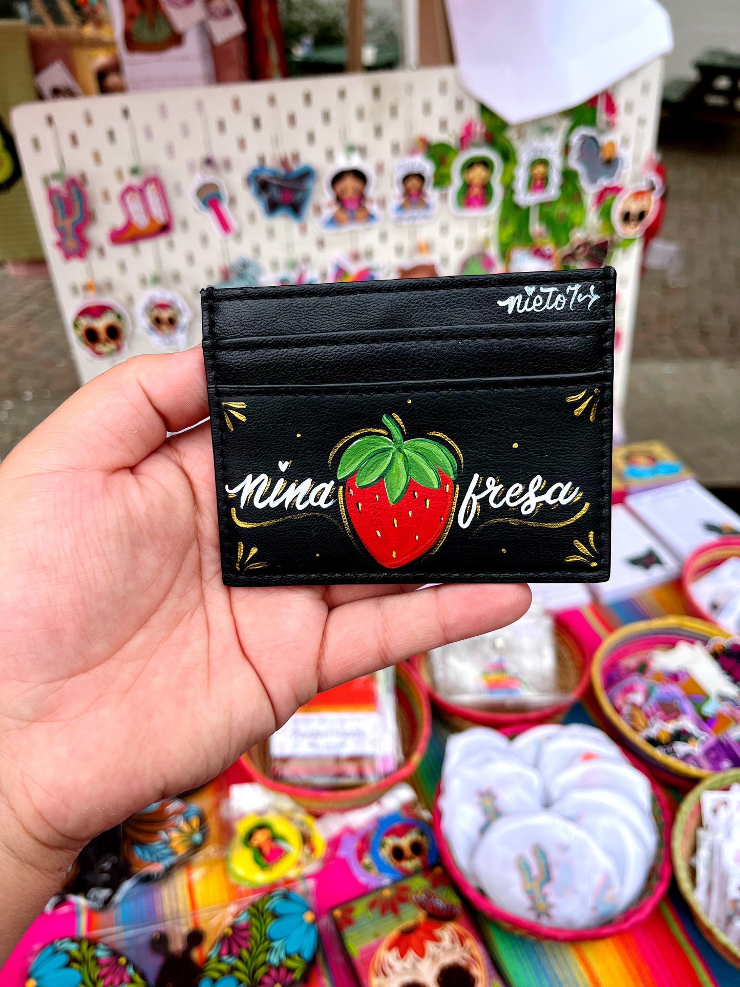 Niña fresa wallet