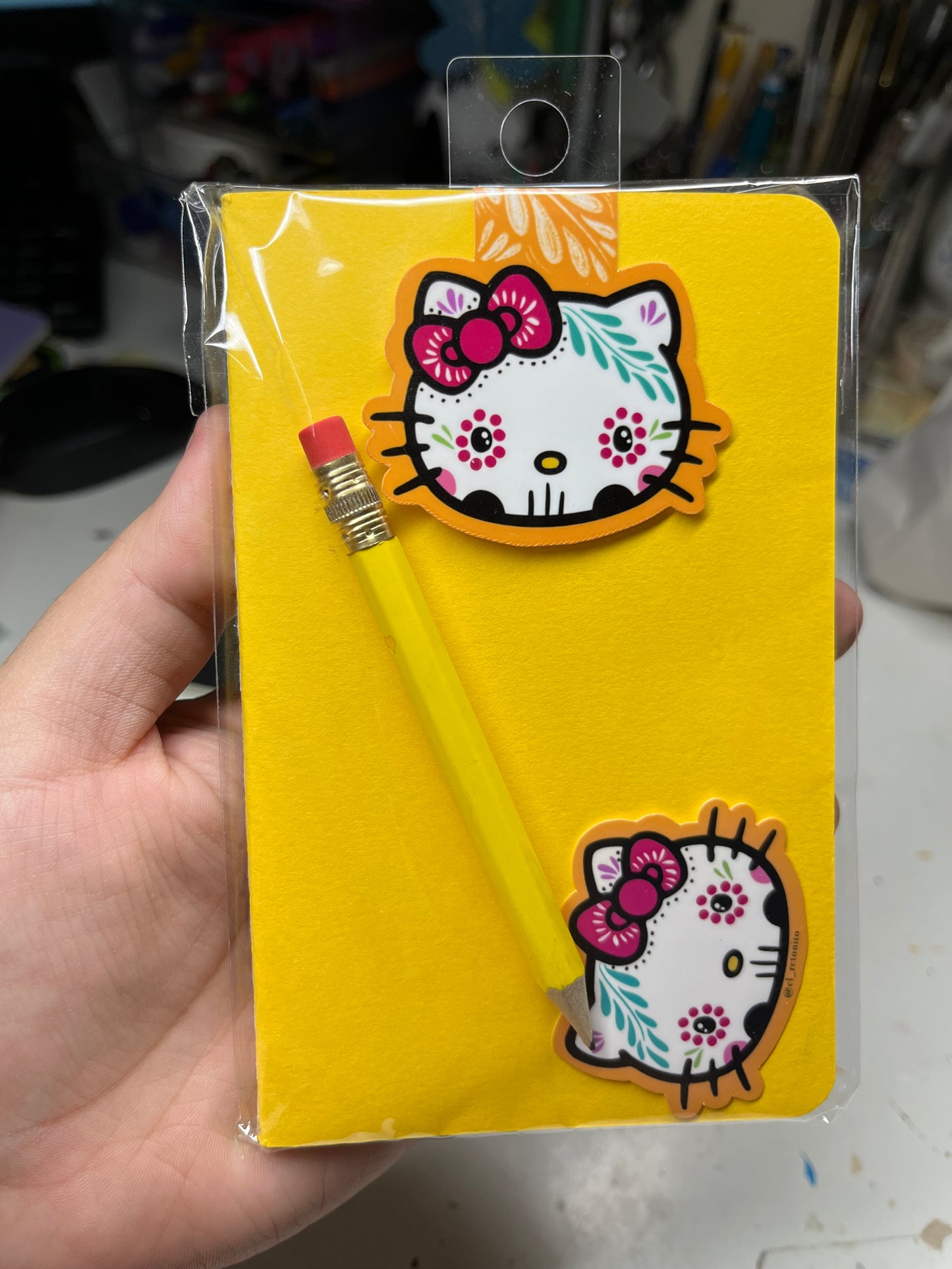 Sugar skull kitty Bookmark Bundle