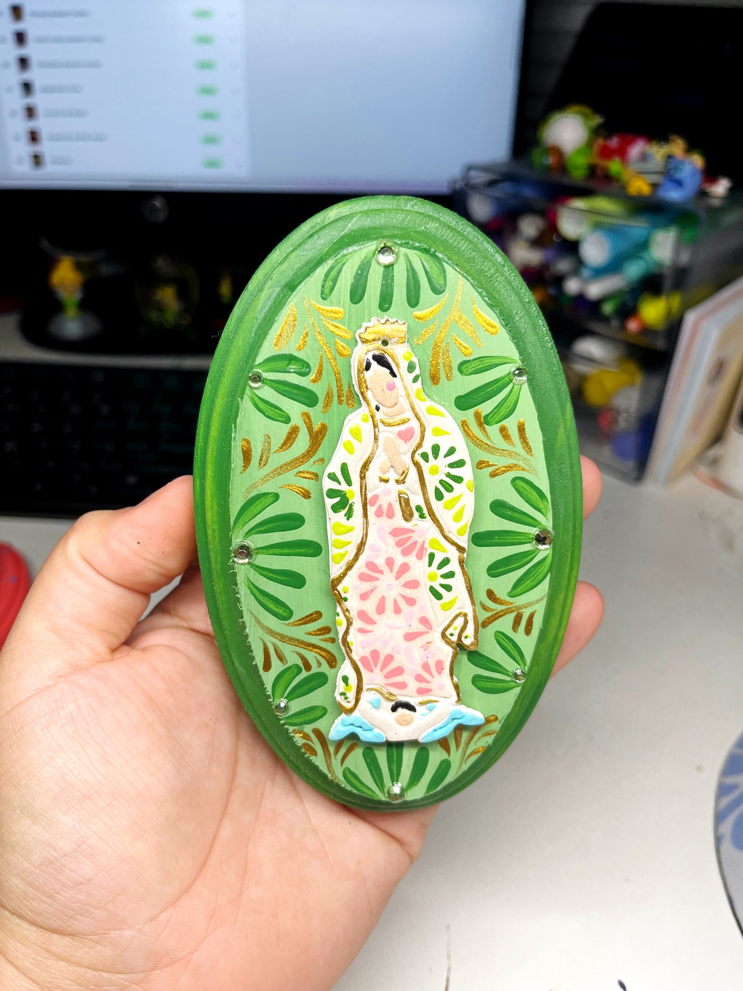 Virgencita Key Holder