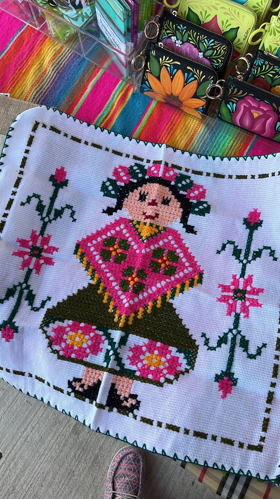 Servilleta Muñeca Rosa