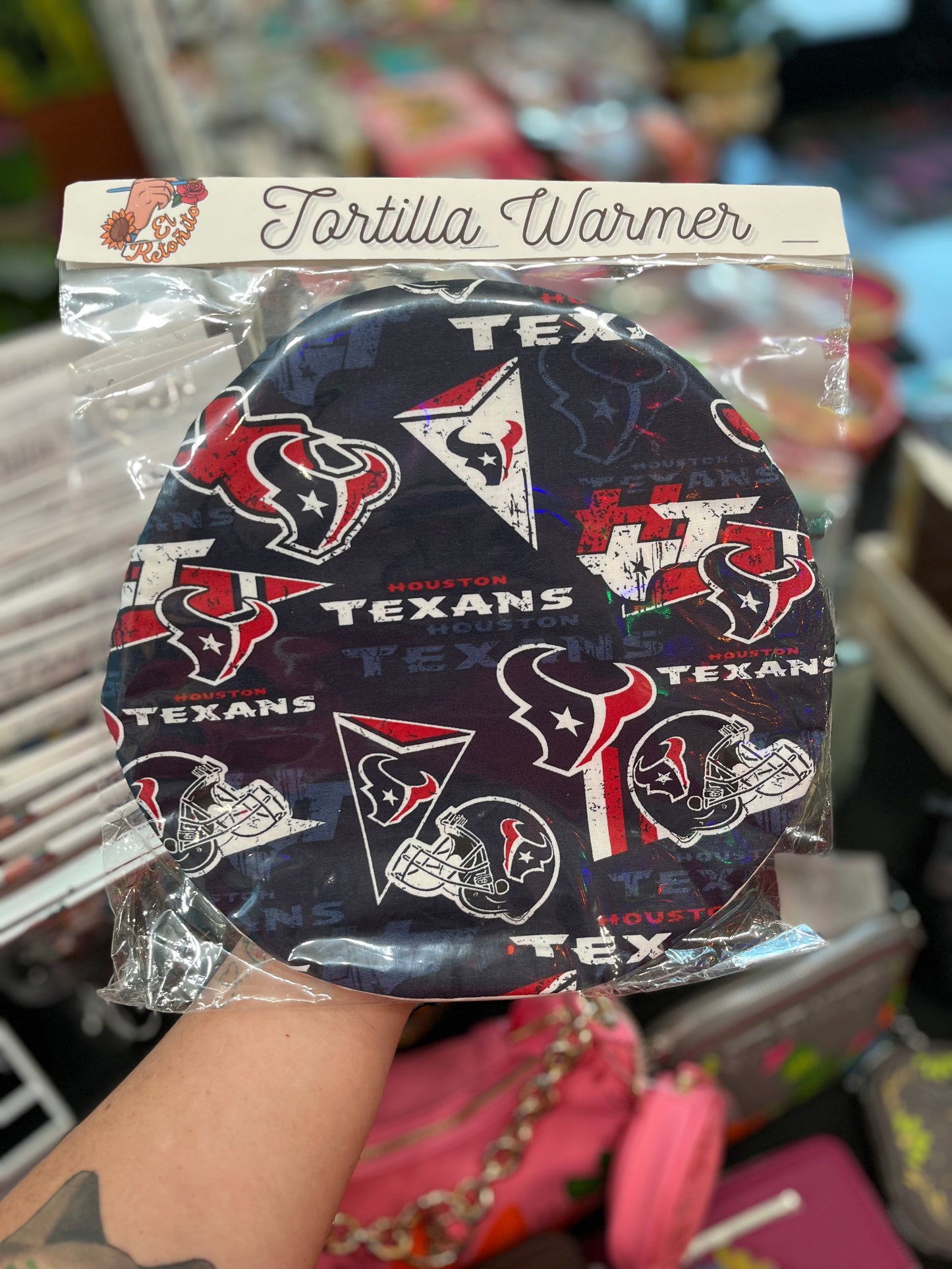 Texans tortilla warmer