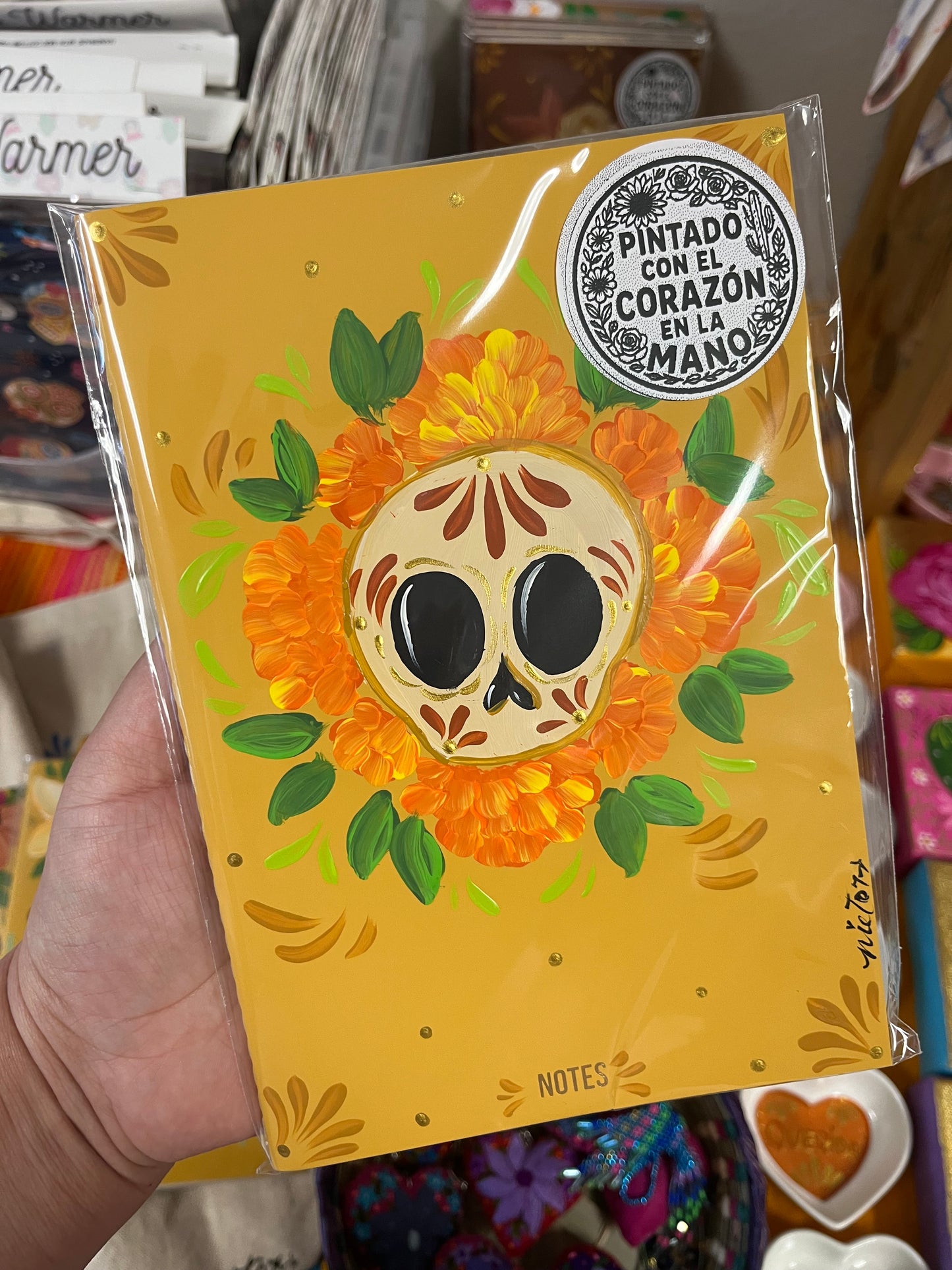 Calaverita Handpainted Journal