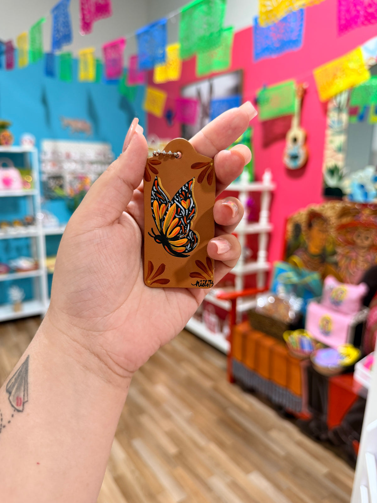 Large Handpainted Hang tag
