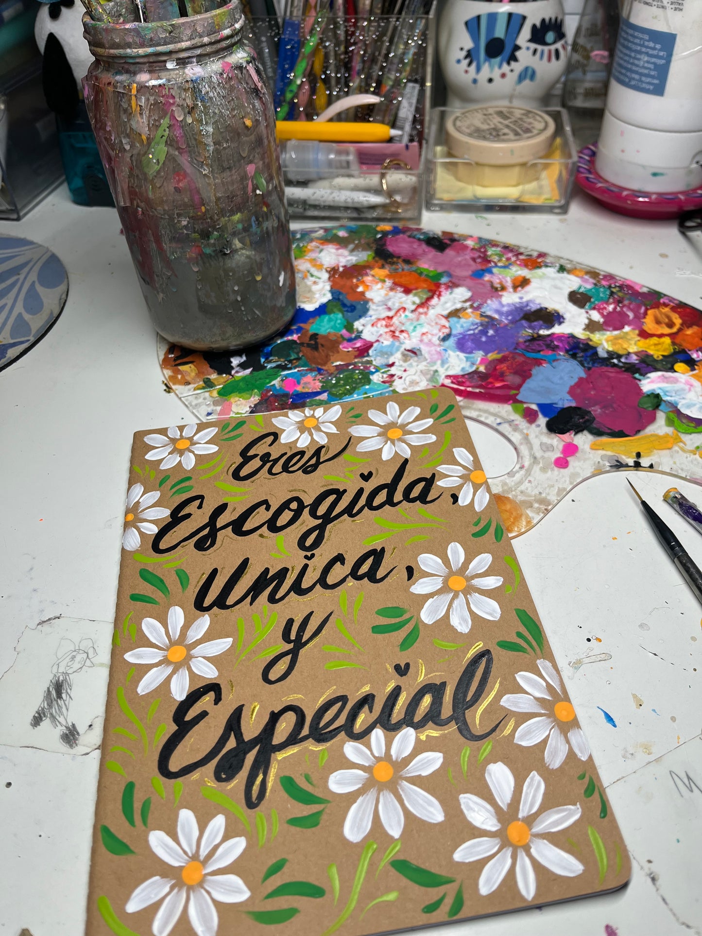 Handpainted Faith Notebook