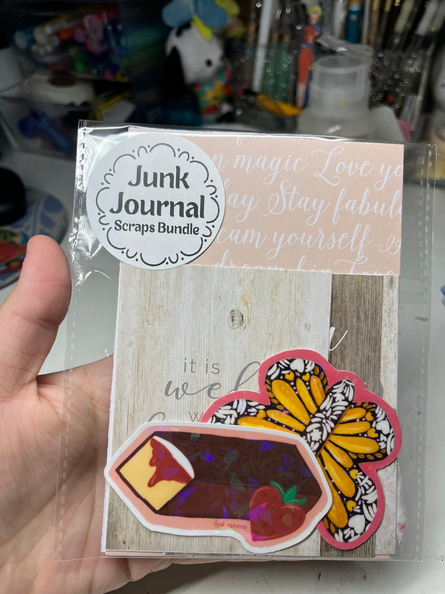 Junk Journal Rosita Scraps Bundle