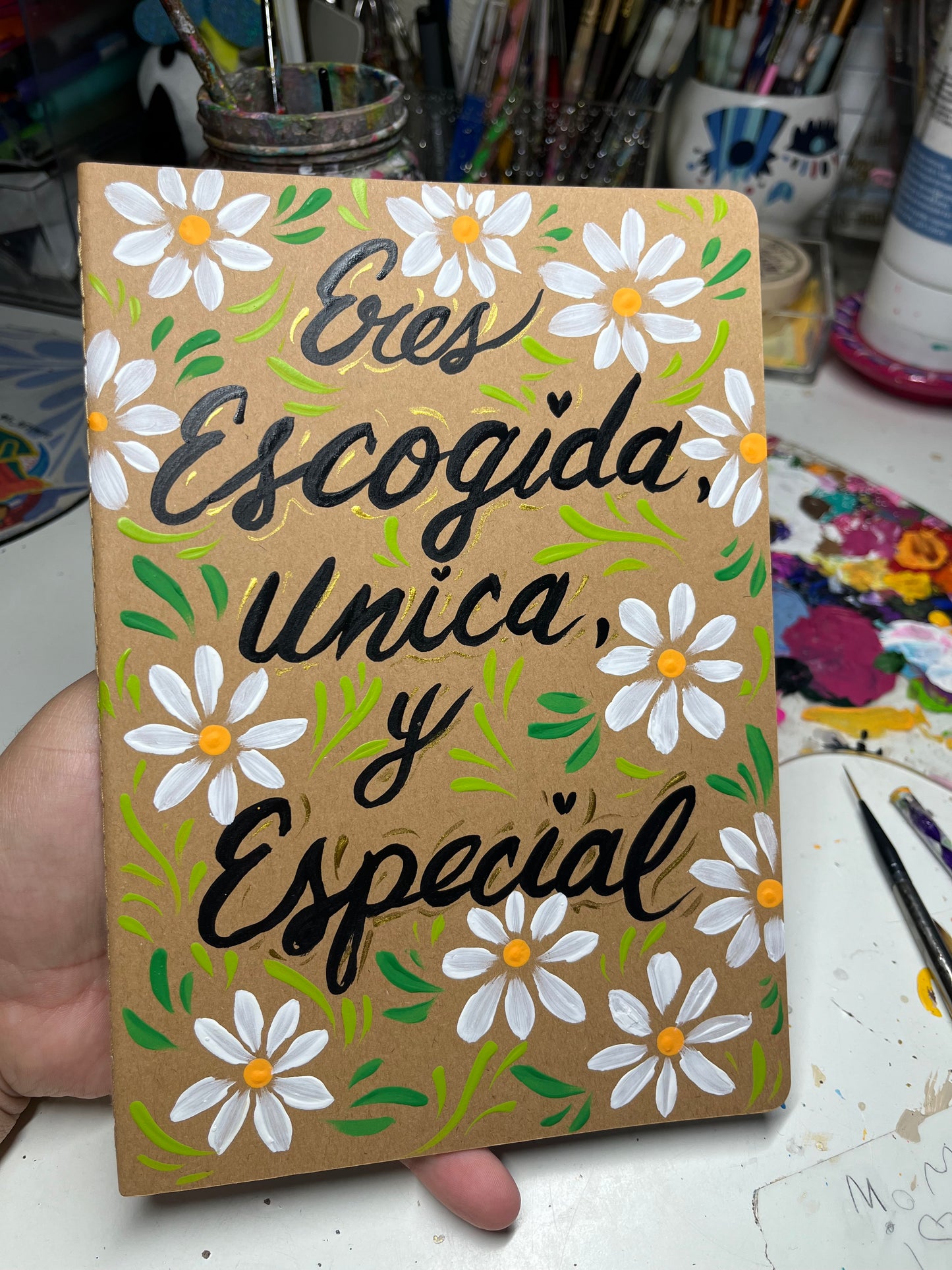 Handpainted Faith Notebook