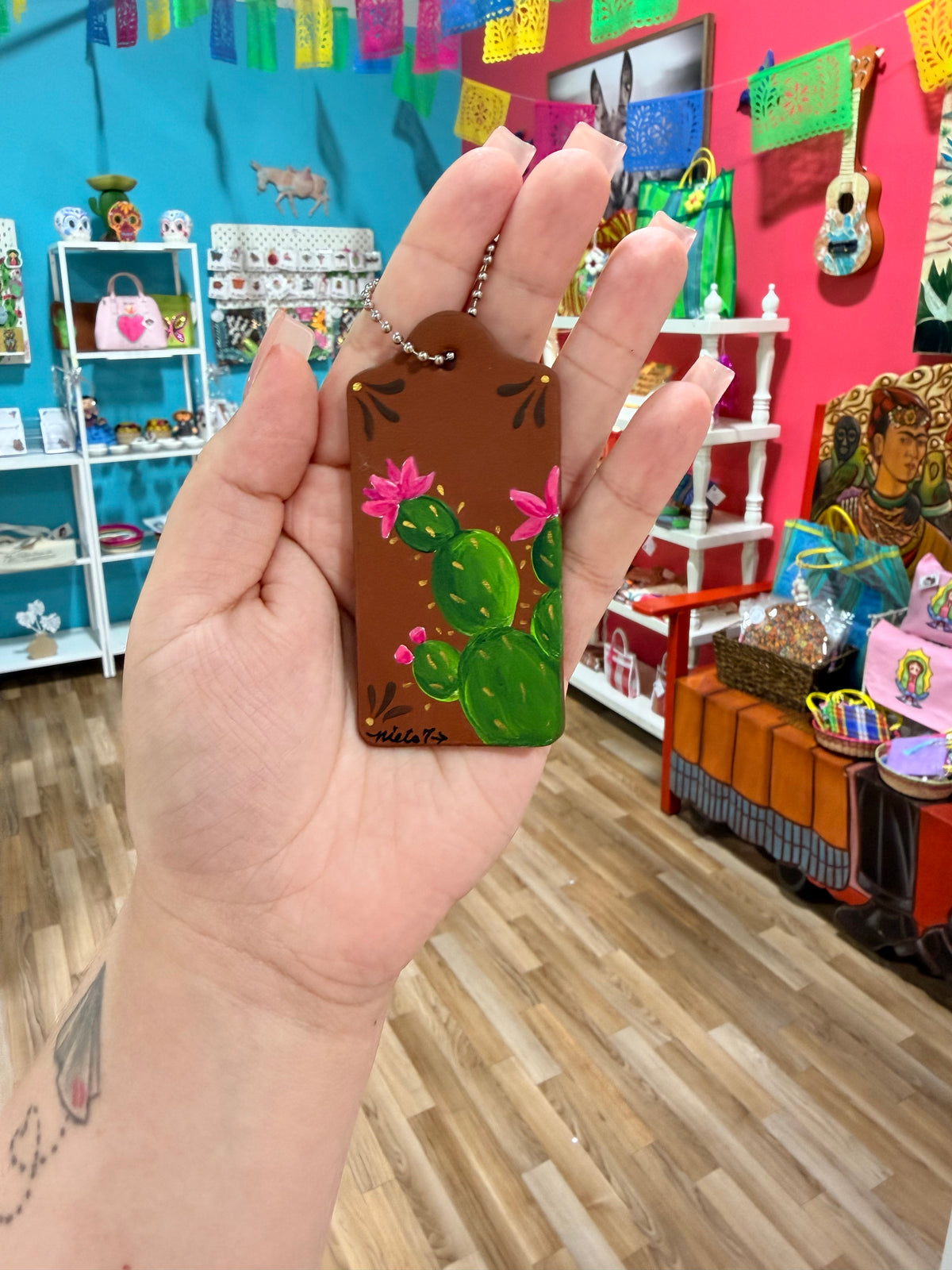 Large Handpainted Hang tag