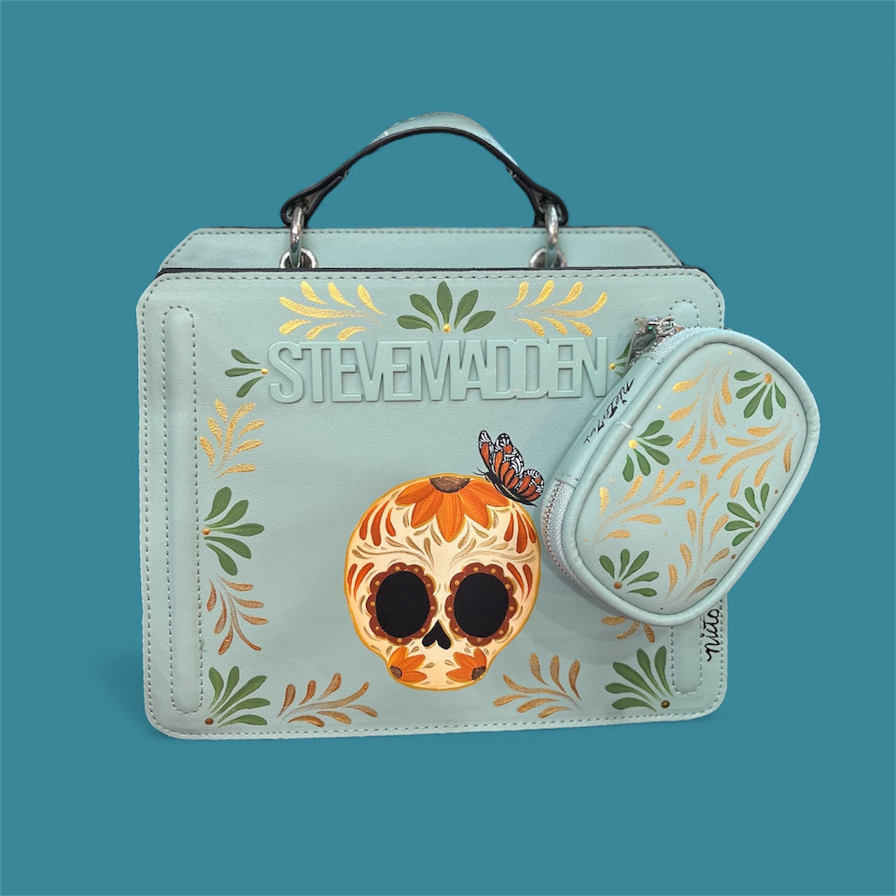 Calaverita Handpainted Purse