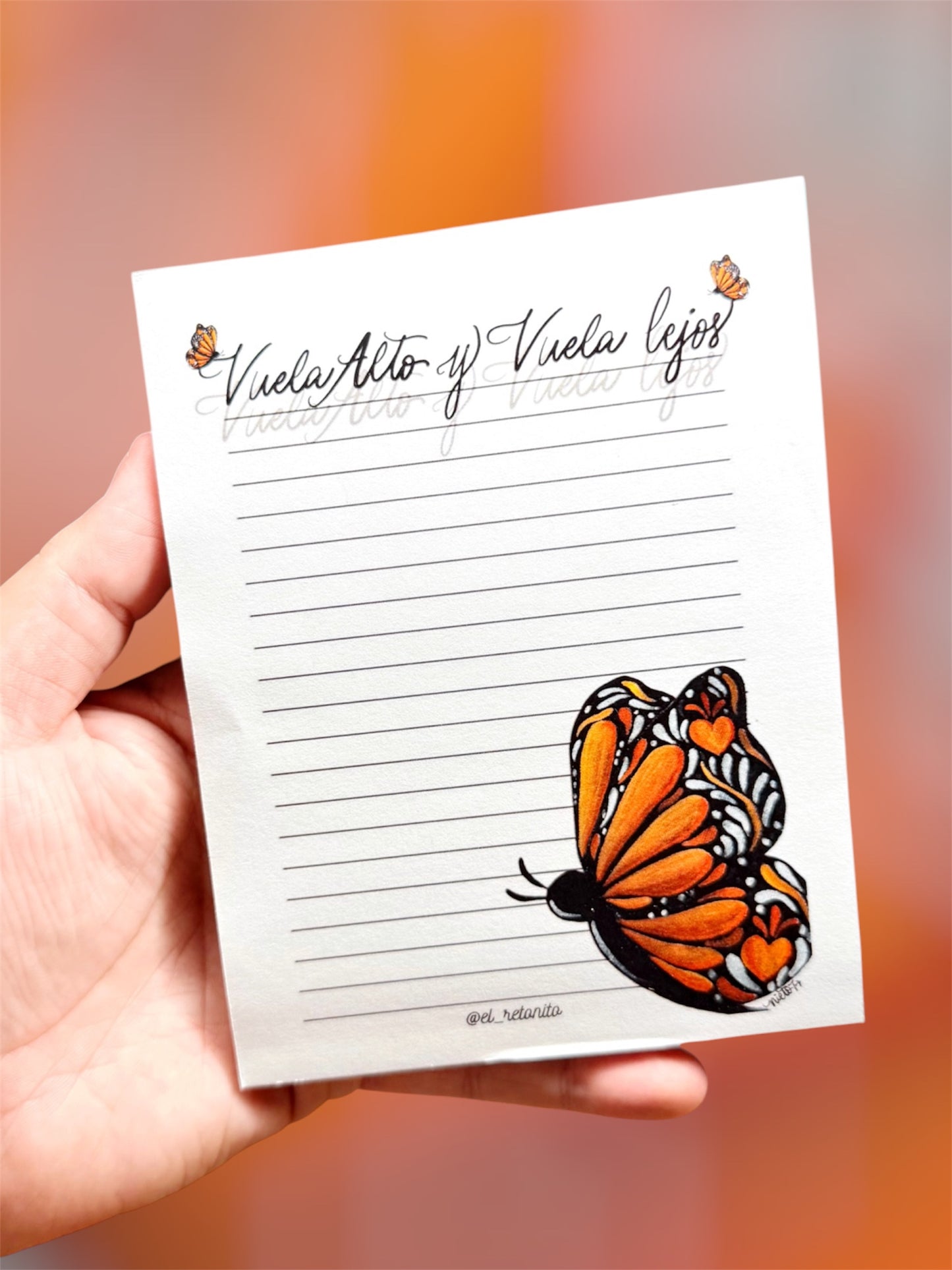 Vuela Alto Vuela Lejos Notepad