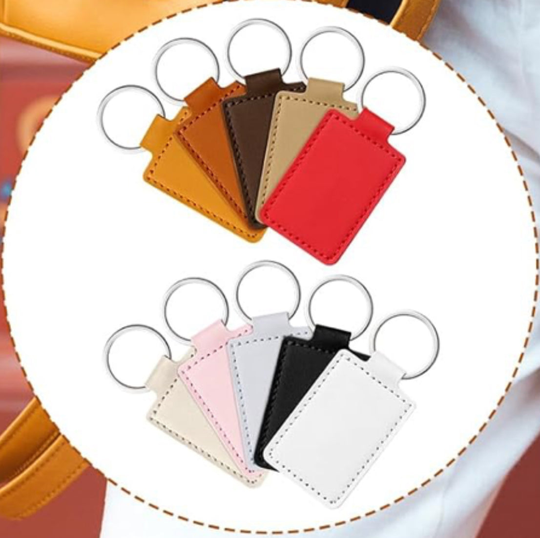 Custom Pet portrait keychain