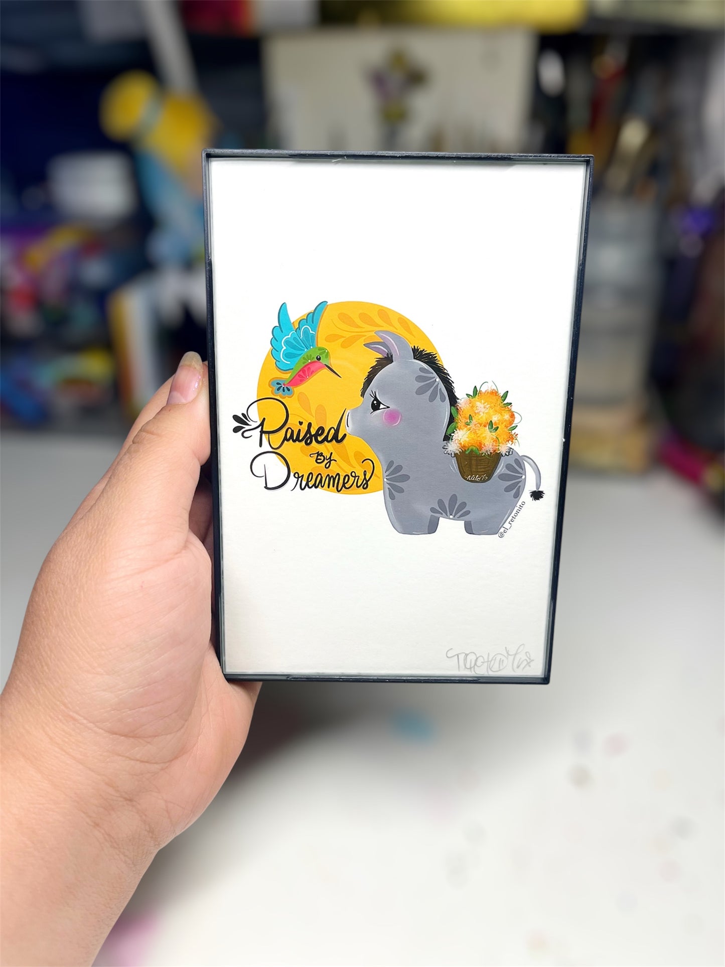 Raised by dreamers Art print