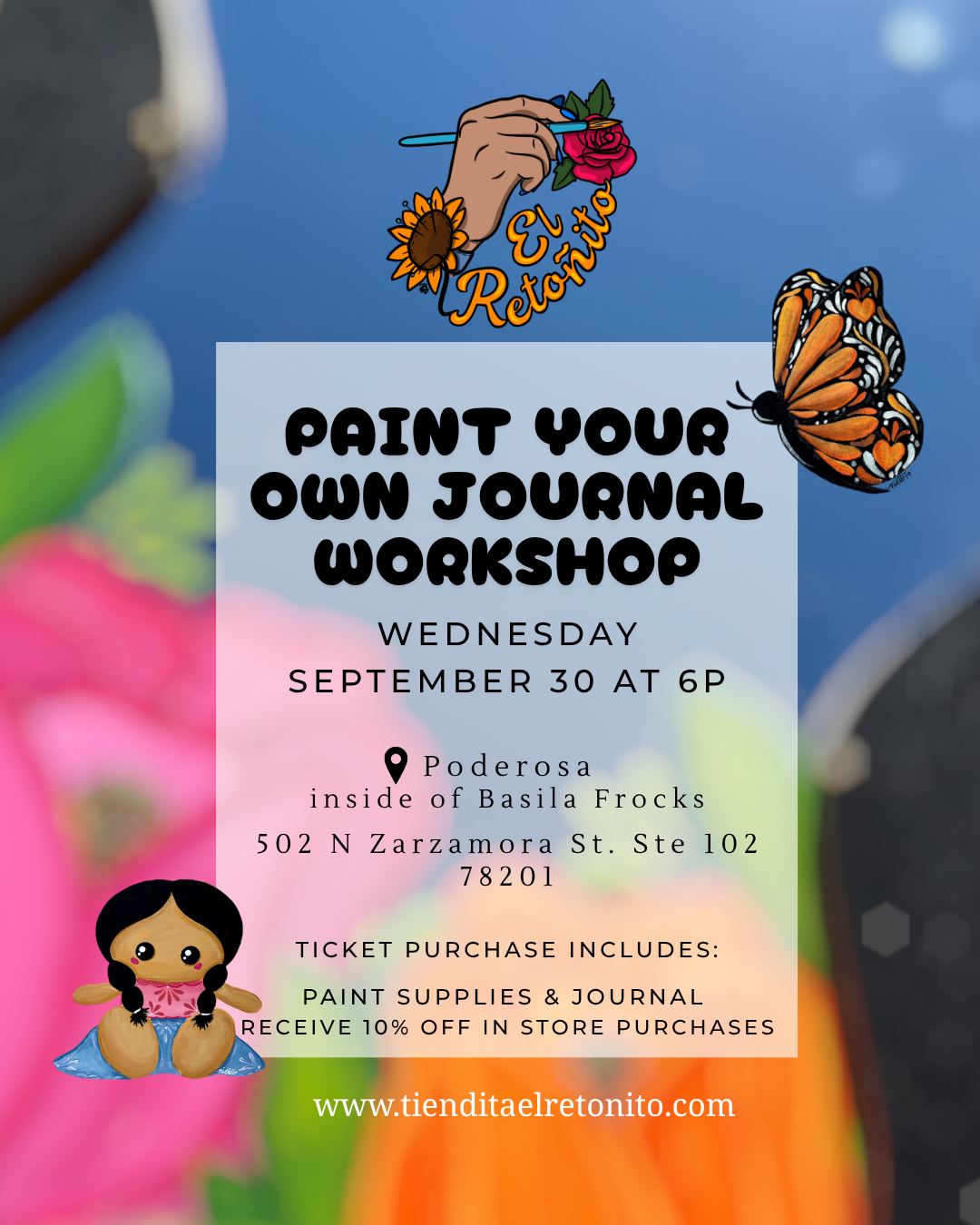 Journal Painting Workshop at Poderosa