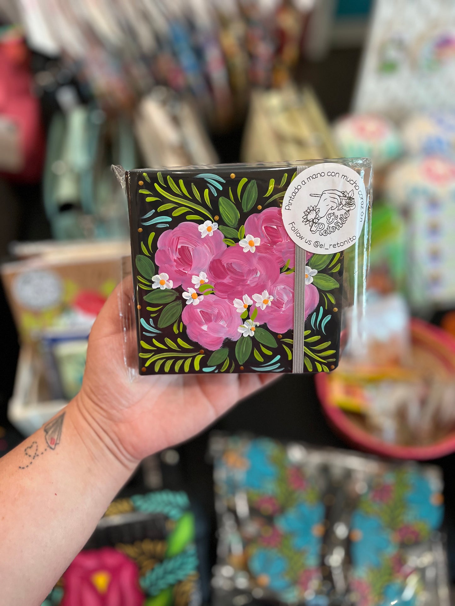 Rosas unlined notebook