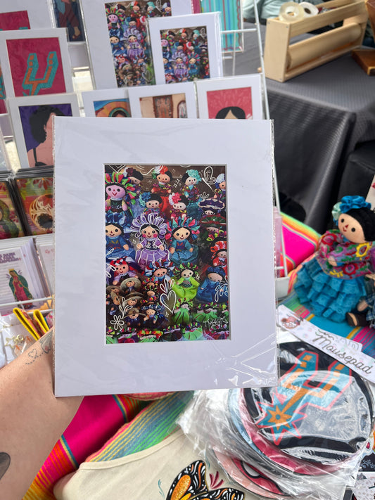 Muñecas art print