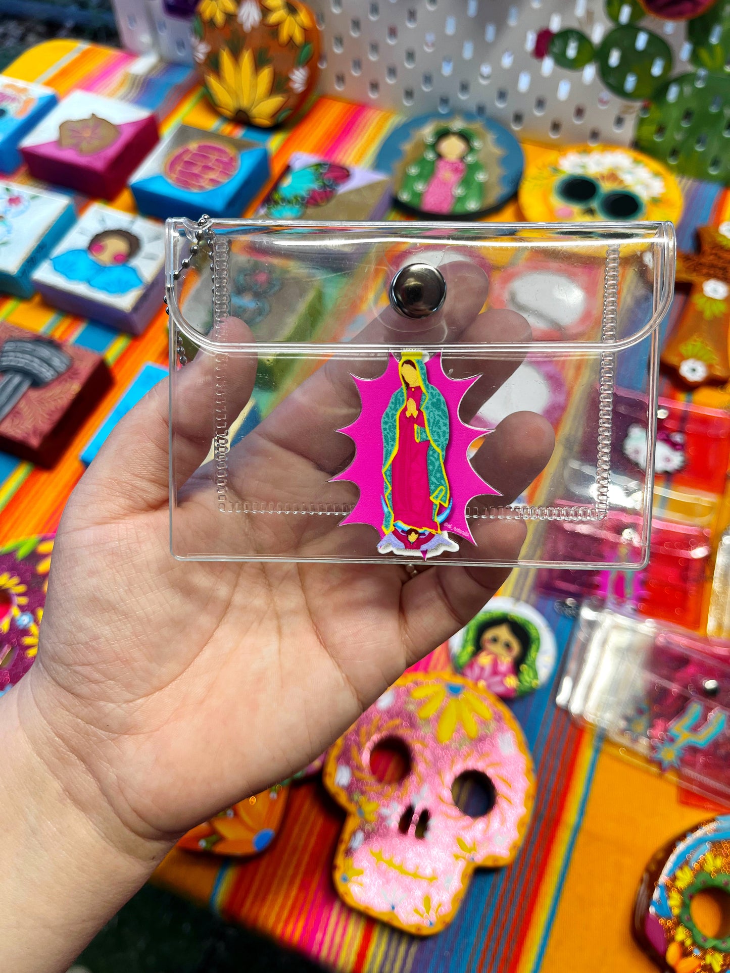 Virgencita Clear Wallet