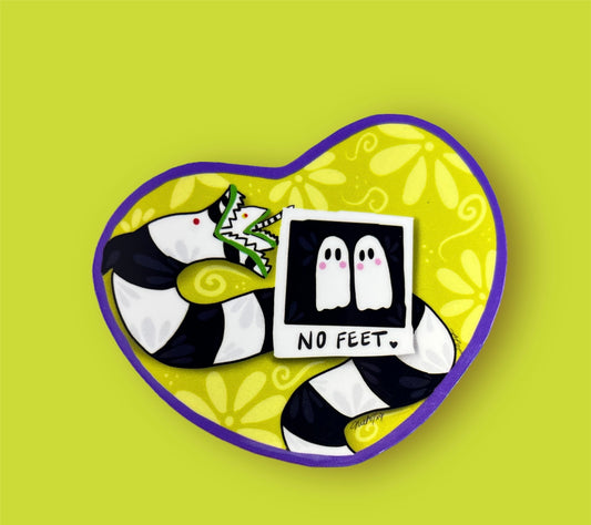 No Feet sticker