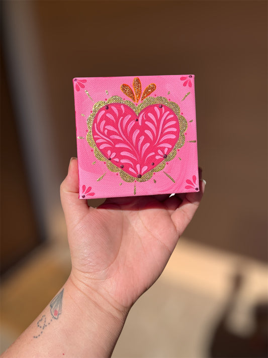 Corazoncito canvas