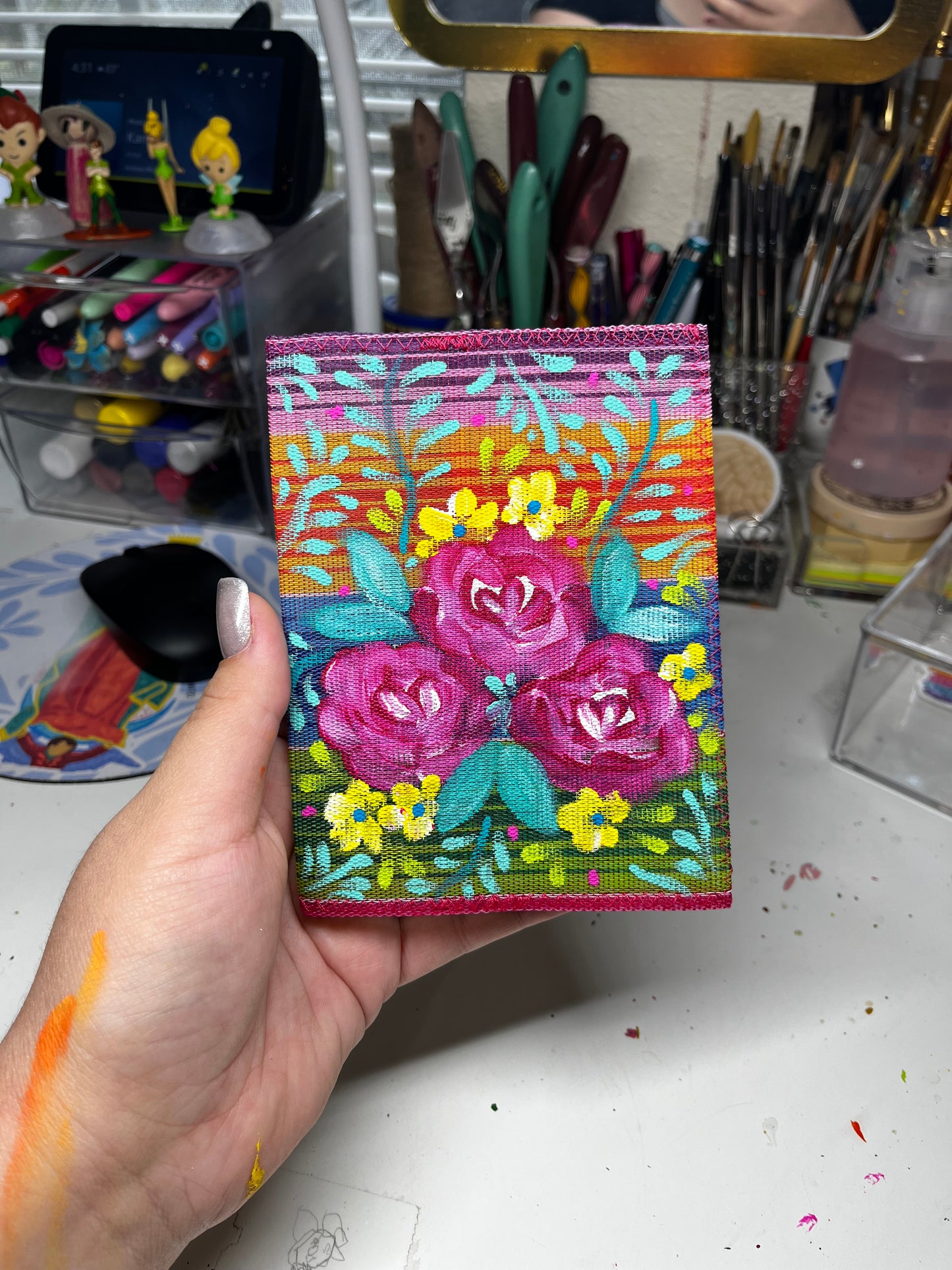 Florecitas passport holder