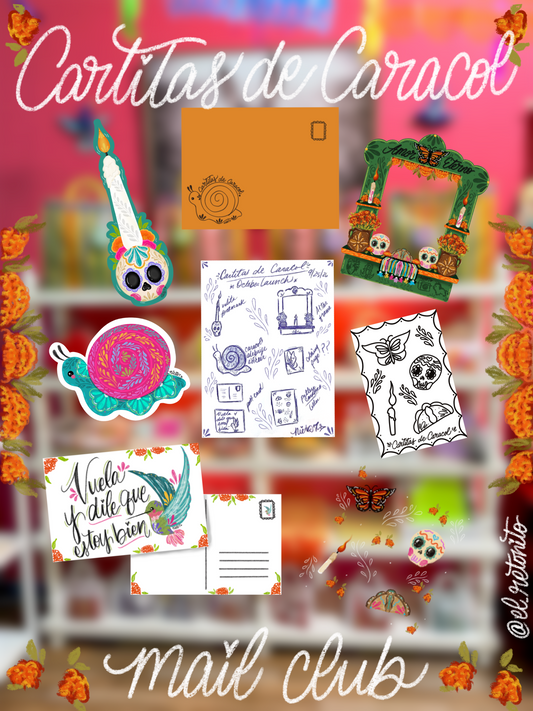 Cartitas de Caracol Mail Club - October Launch