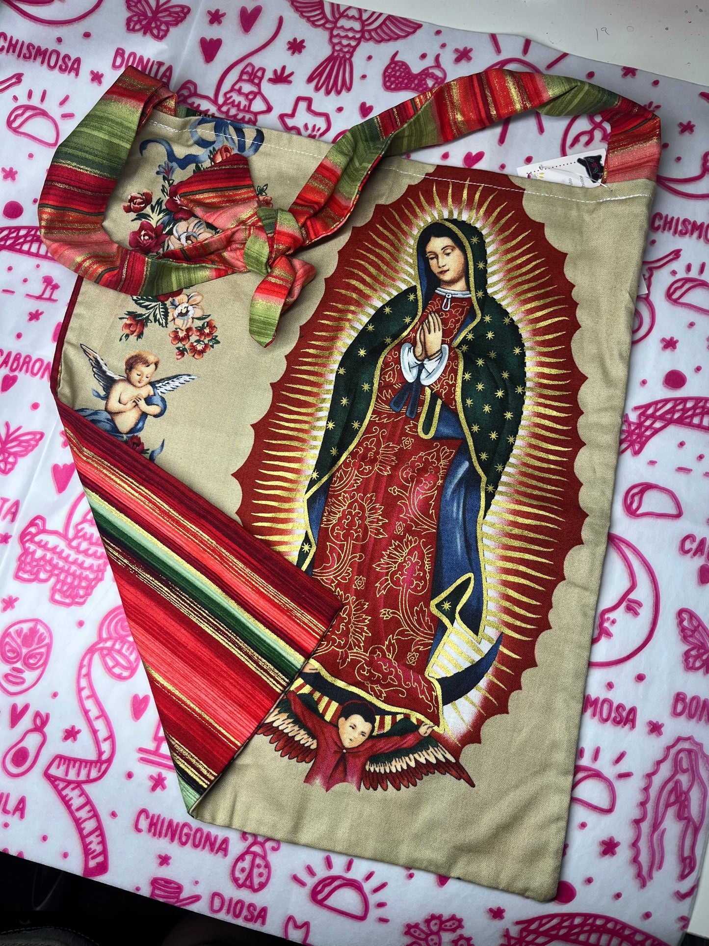Virgencita Tote bag
