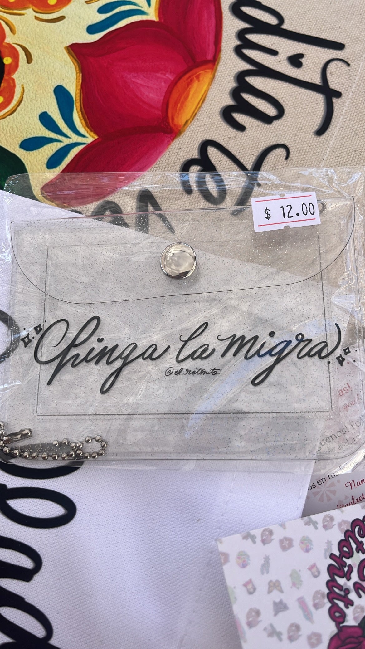 Chinga la Glitter Wallet