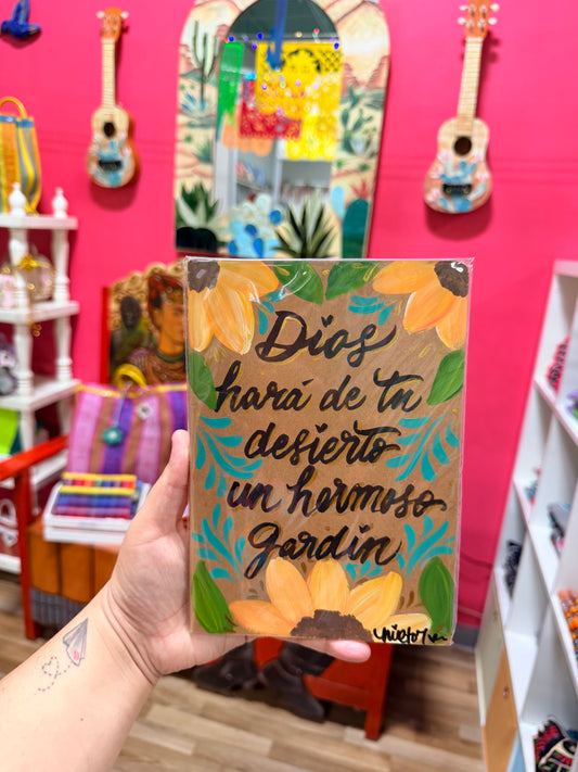 Handpainted Faith Notebook