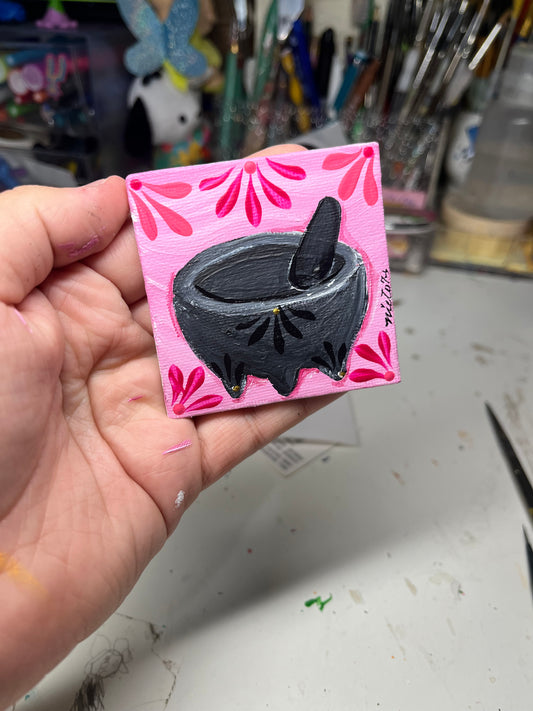Molcajete mini canvas