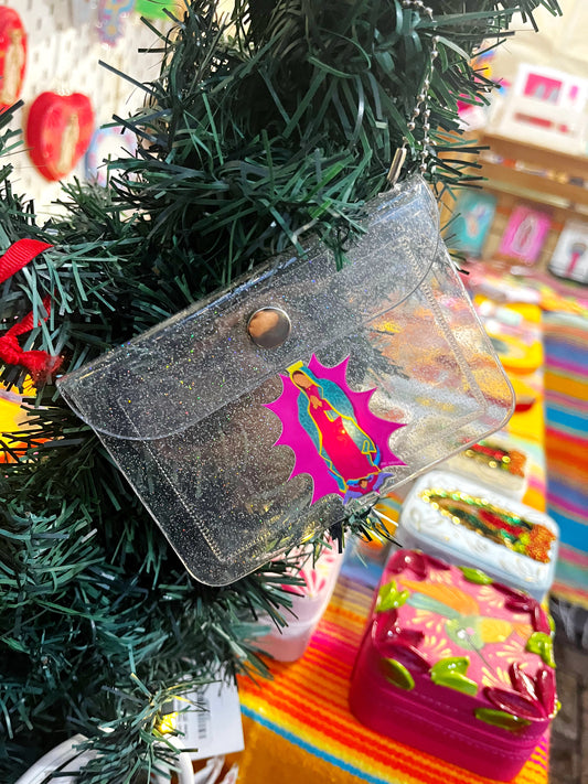 Virgencita Glitter Wallet