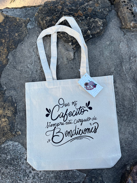 Cafecito tote bag