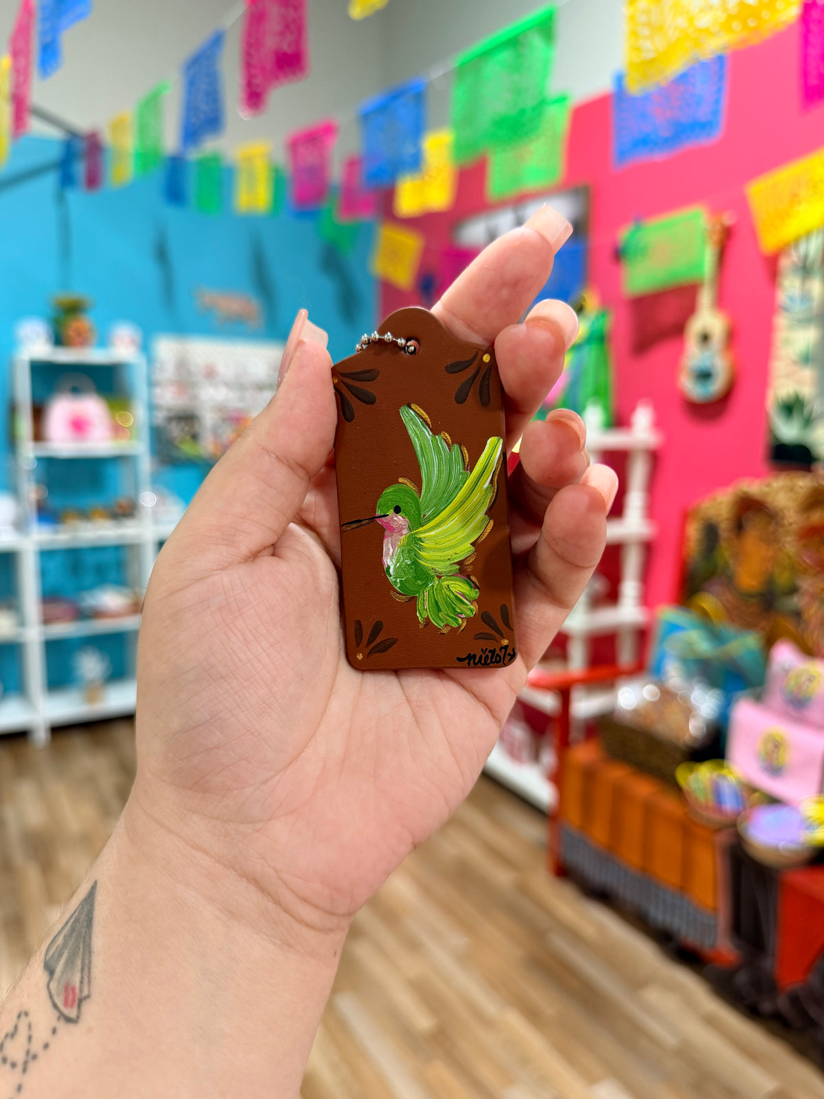 Large Handpainted Hang tag