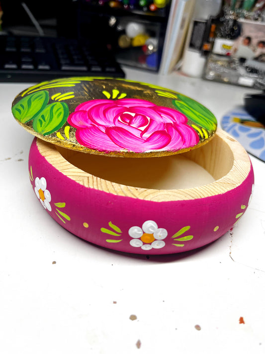 Gold Painted Jewelry box