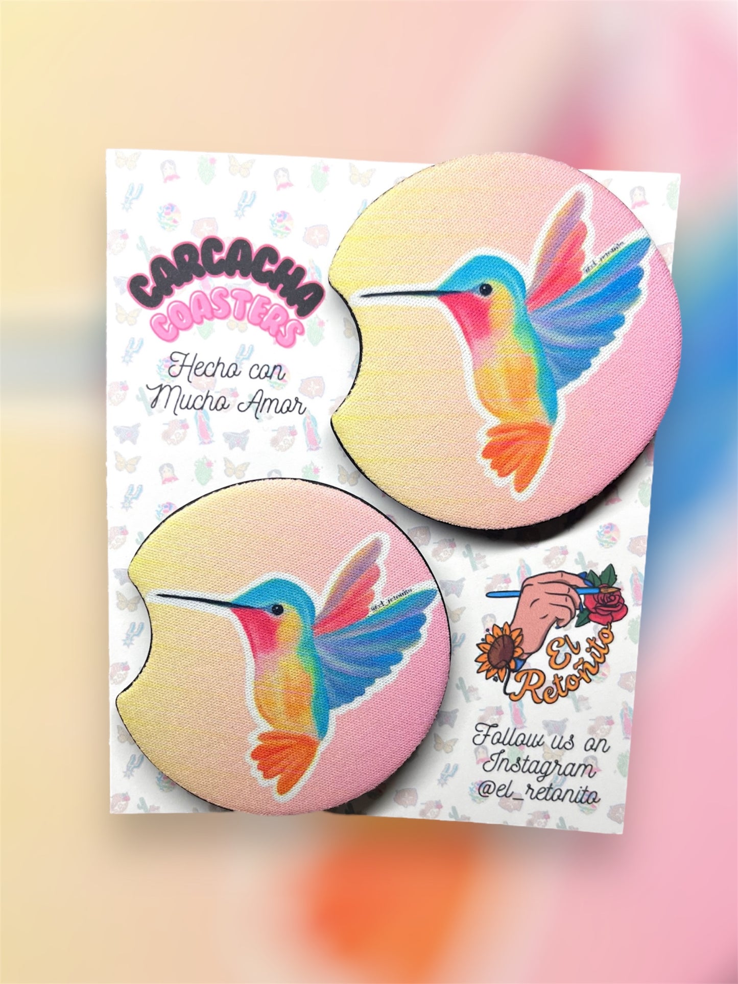 Colibrí Car Coasters