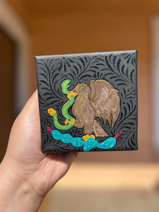 Águila Mexicana canvas