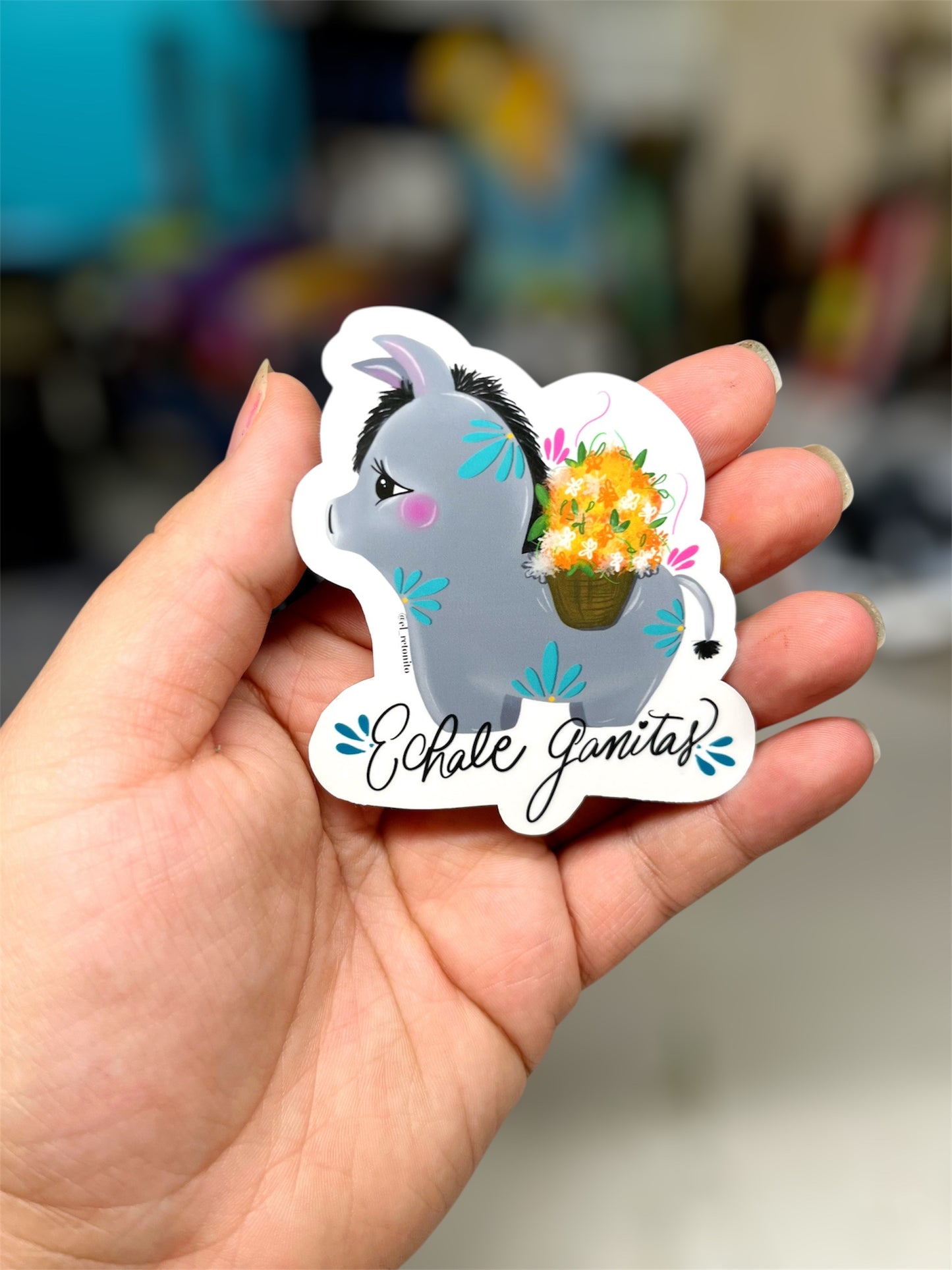 Échale ganitas burrito Sticker