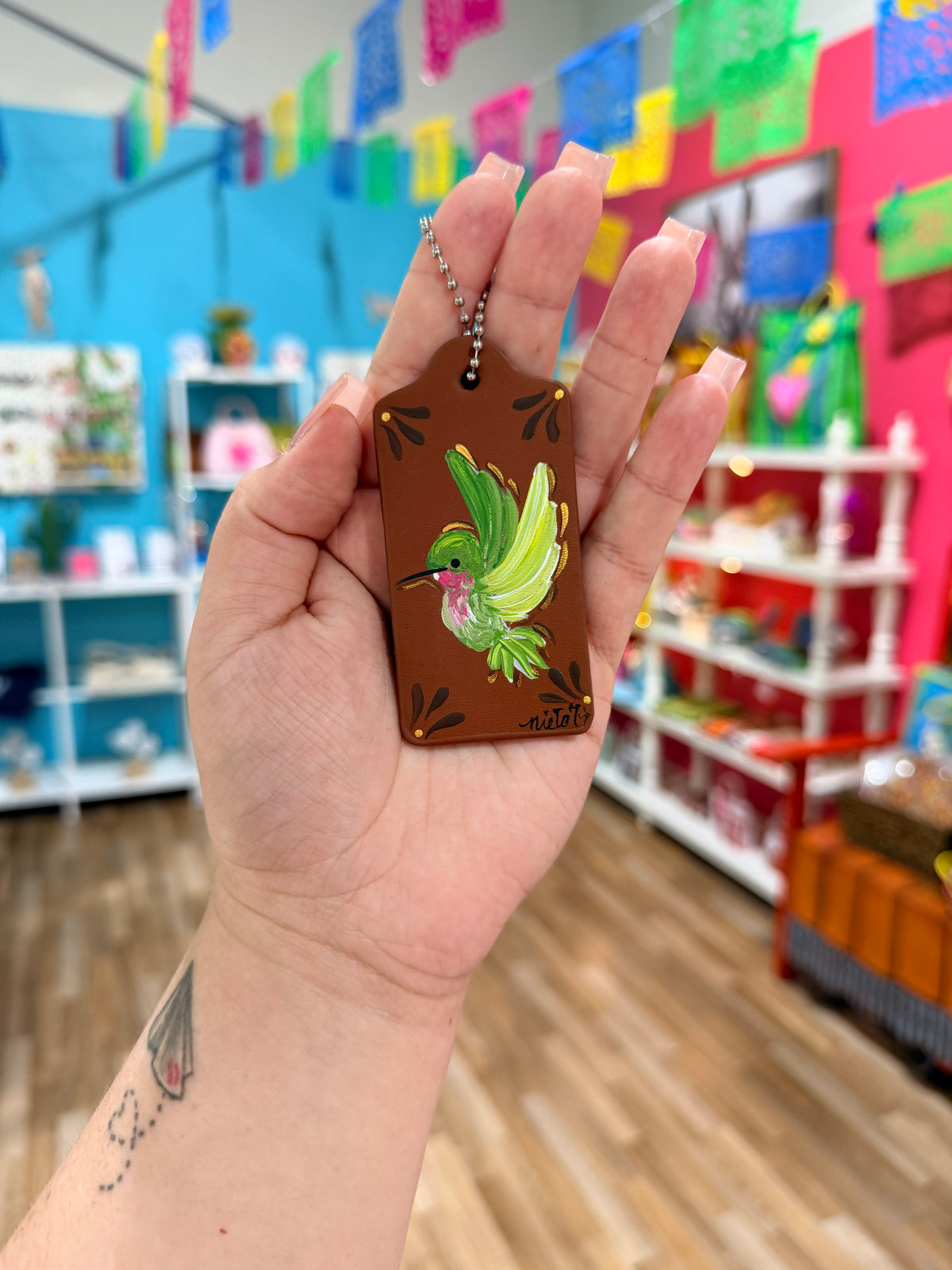 Large Handpainted Hang tag