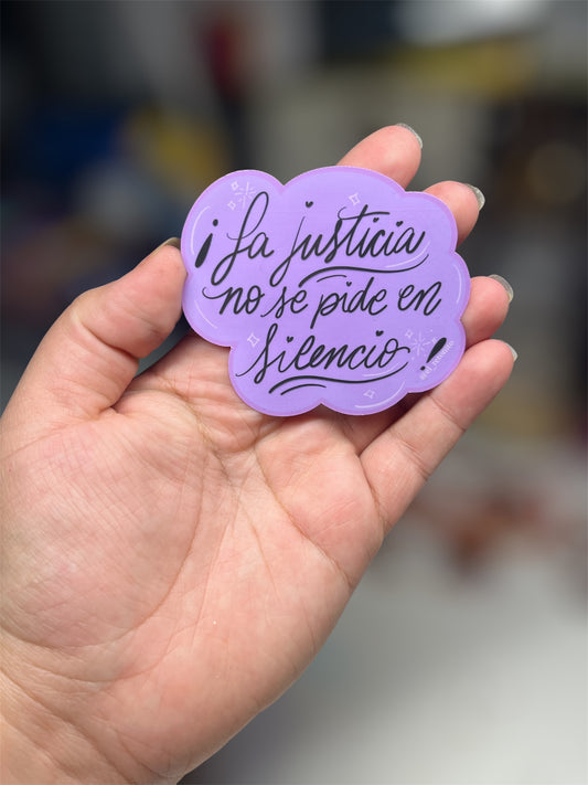 Justicia Sticker