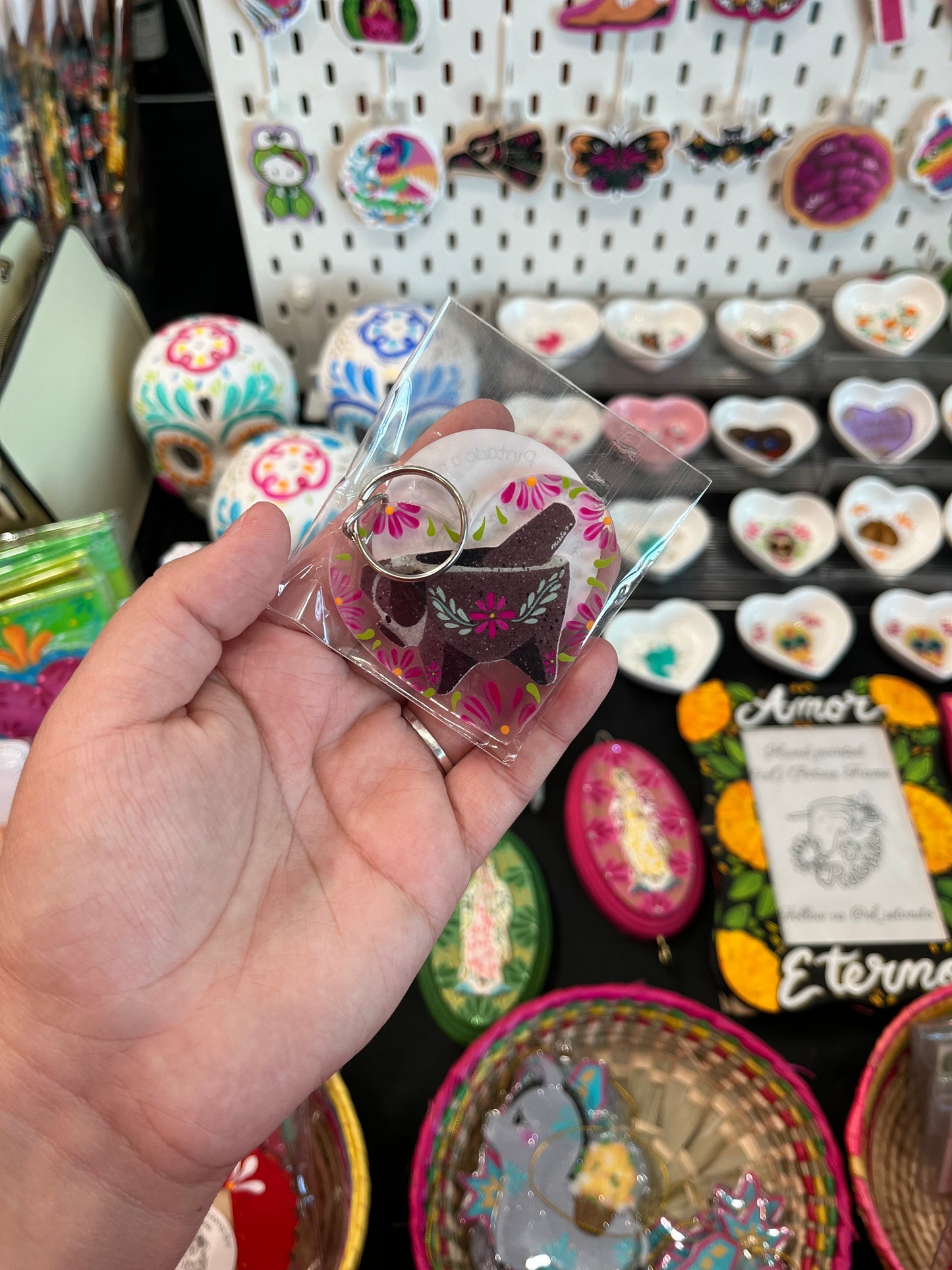 Molcajete corazón Keychain