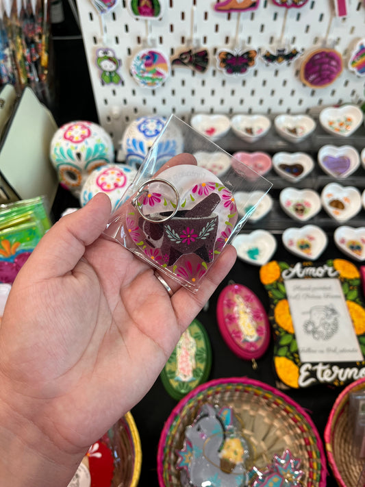 Molcajete corazón Keychain