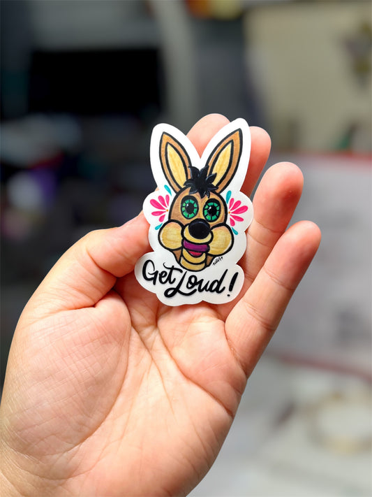Coyote Get Loud Sticker