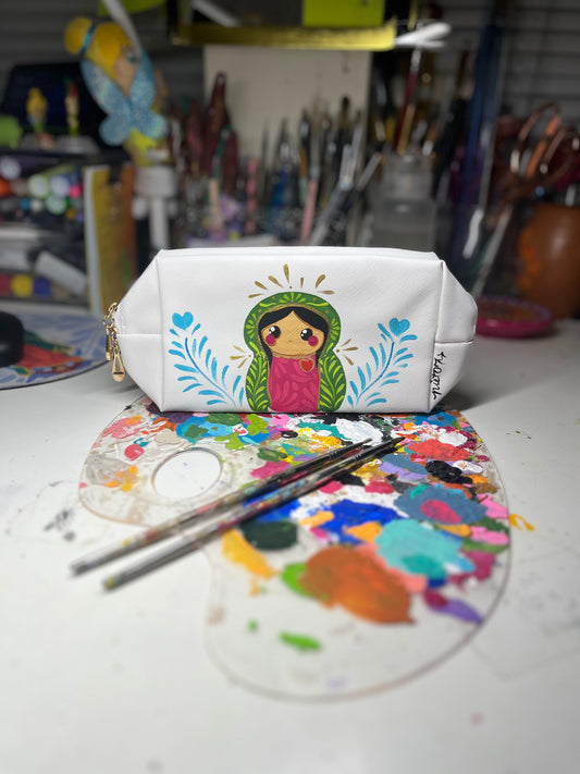 Virgencita makeup bag