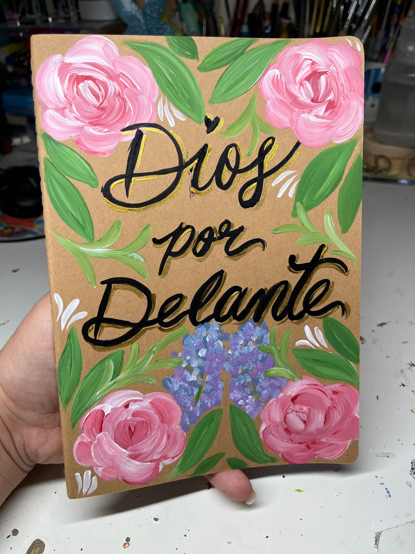 Handpainted Faith Notebook