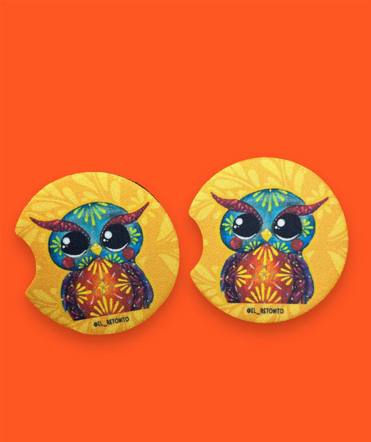 Owl Car Coasters