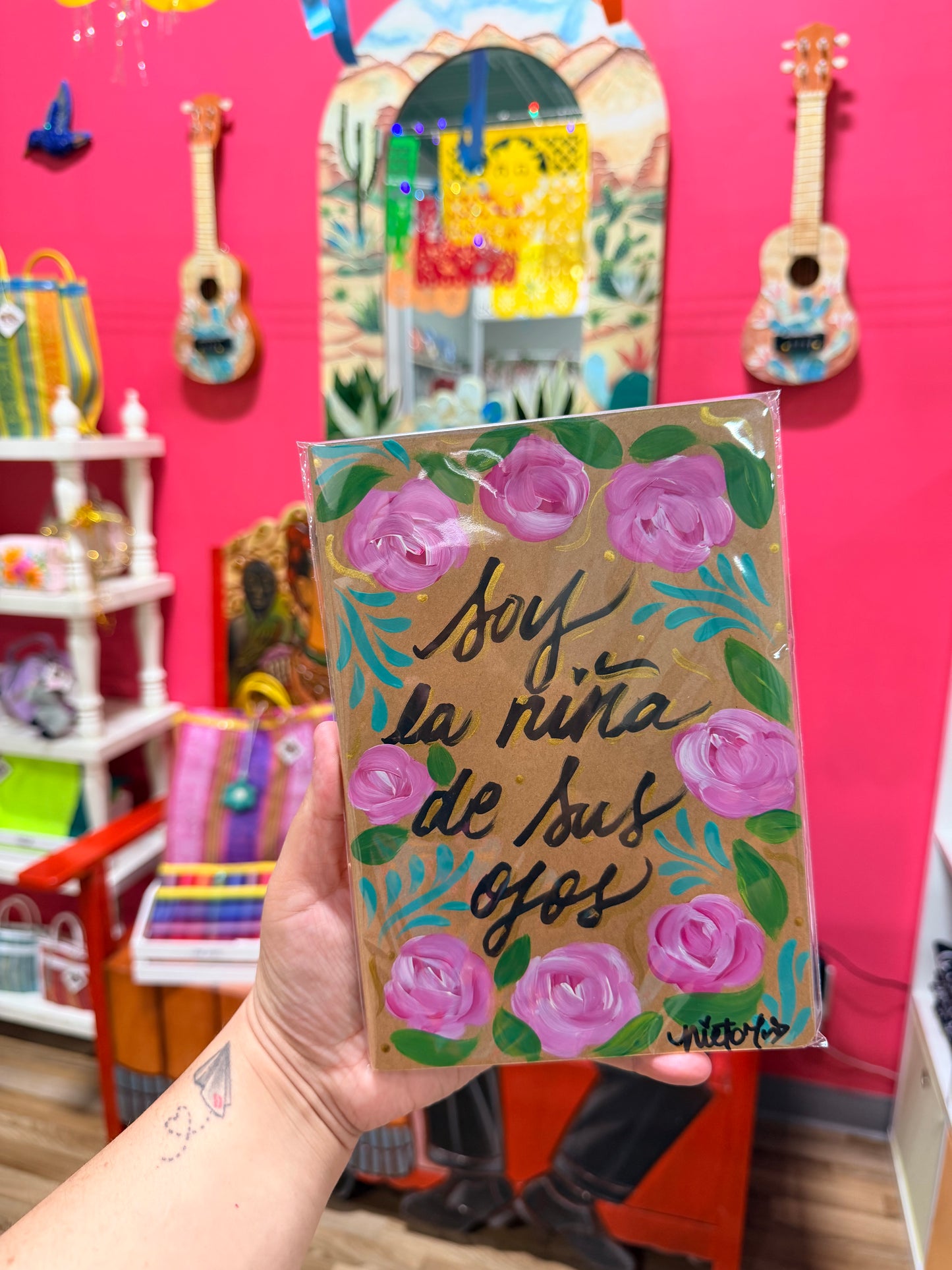 Handpainted Faith Notebook
