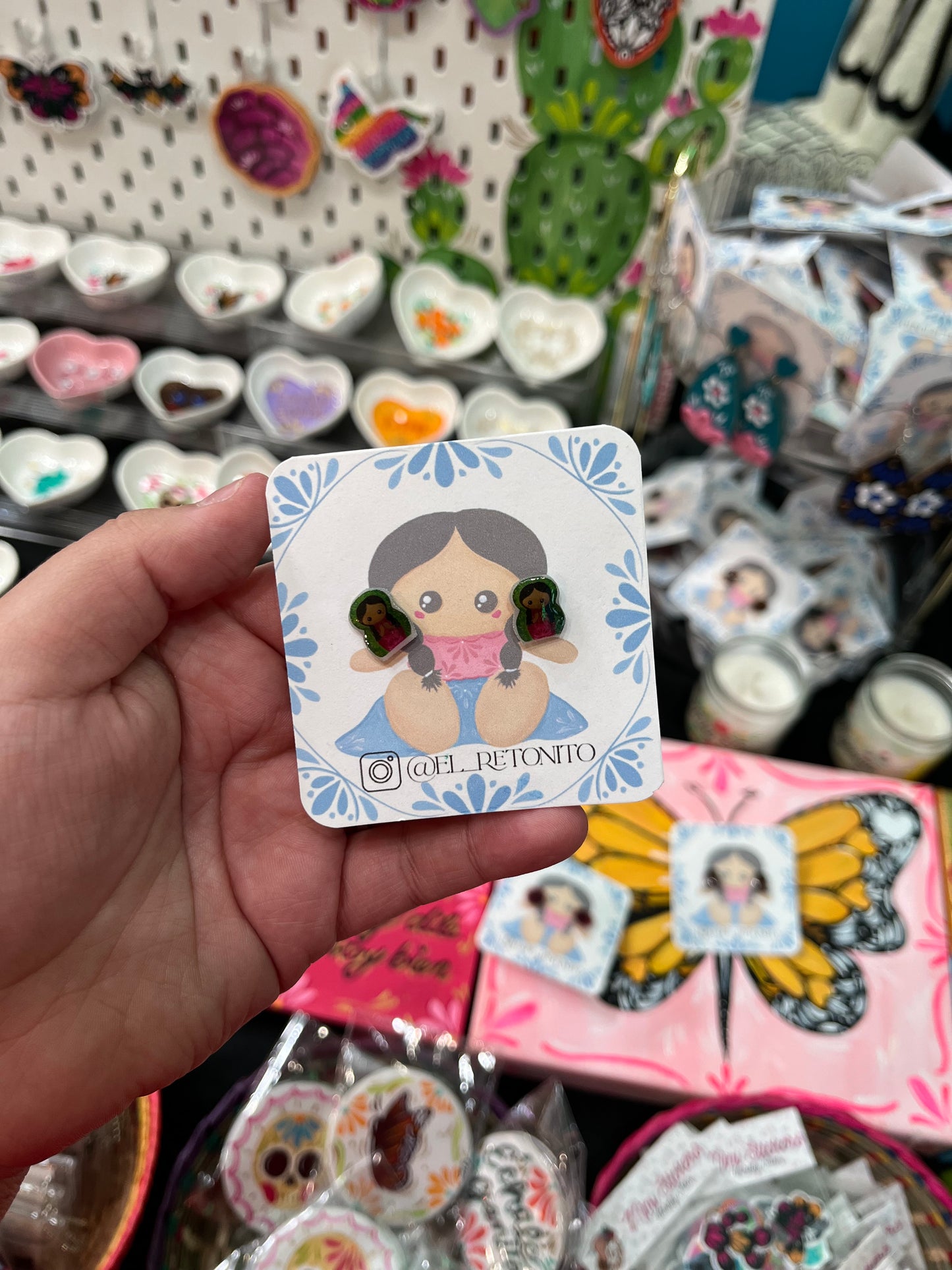 Lupita stud earrings