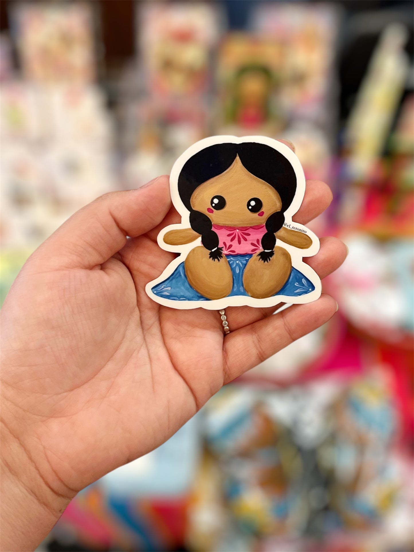 Muñequita sticker
