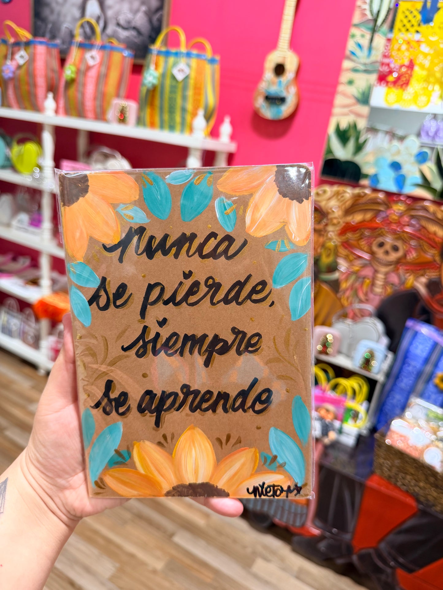 Handpainted Faith Notebook