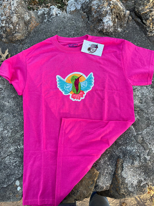 Small hot pink T-shirt