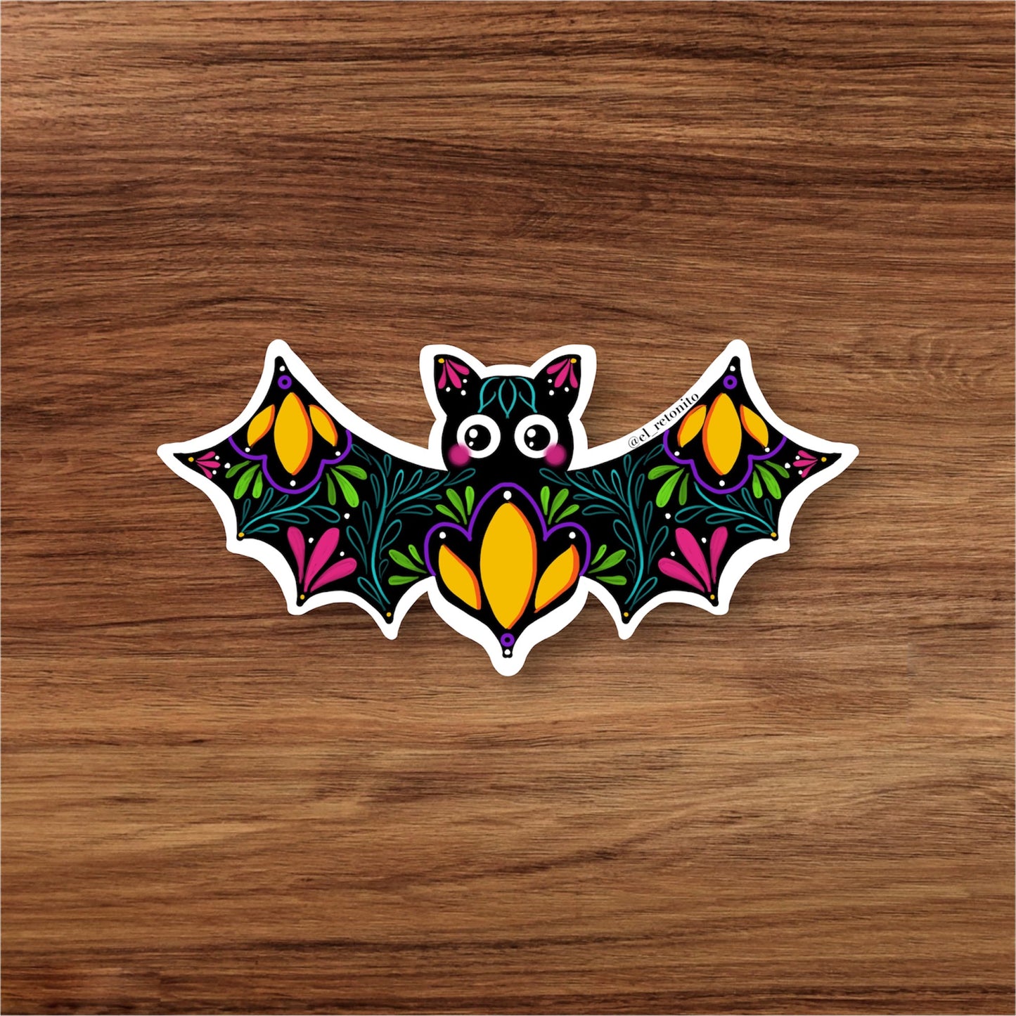 Mexican Batty Sticker