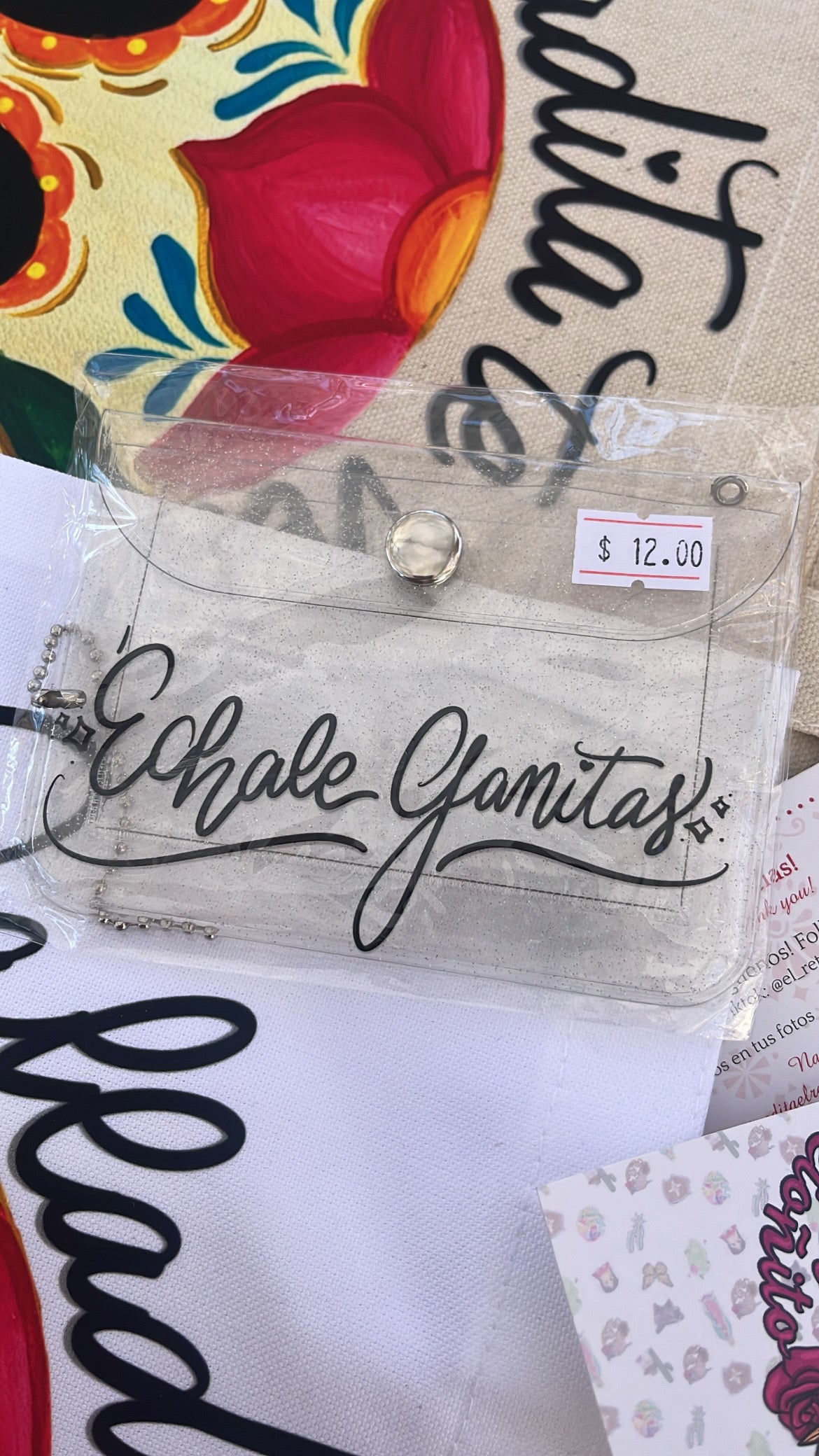Échale ganitas Glitter Wallet