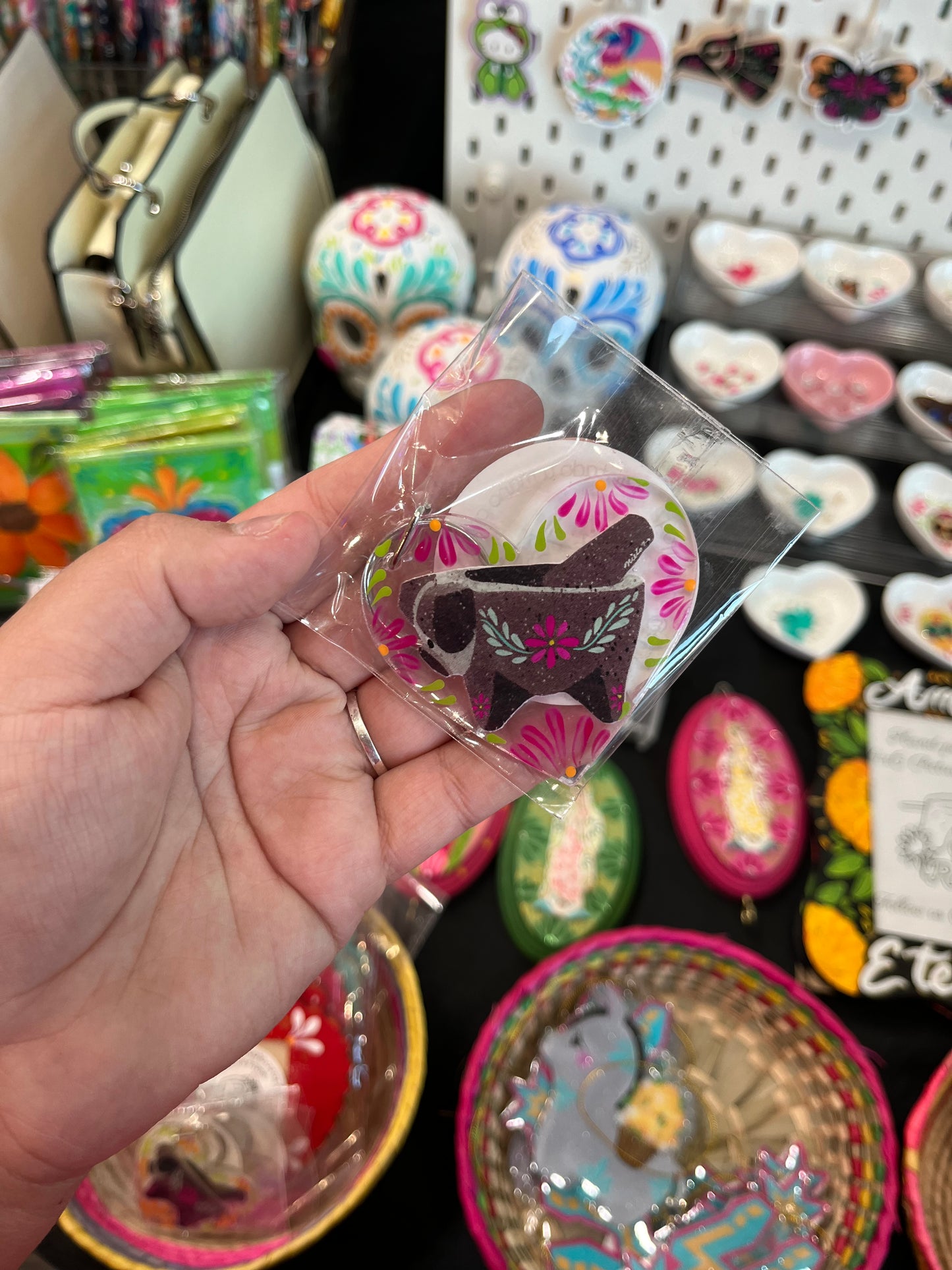 Molcajete corazón Keychain